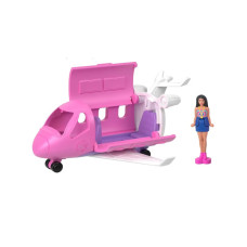 Набор Барби Мини кукла и самолет BarbieLand HYF38 HYF40