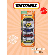 Набор машинок Matchbox 5 шт MBX Electric Drivers C1817