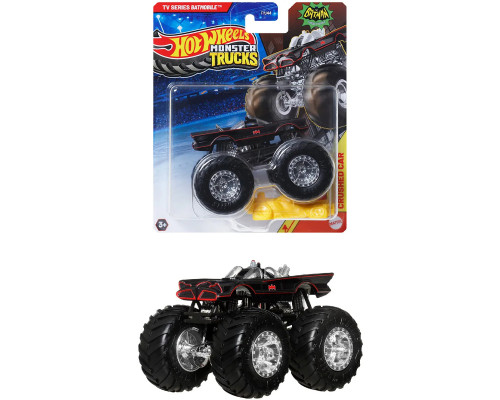 Машинка Monster Trucks Хот Вилс Batmobile FYJ44 JDP89