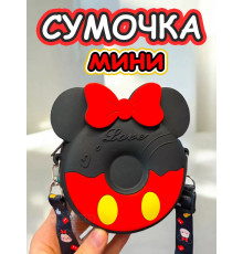 Сумка кошелек на через плечо сумочка маленькая силиконовая