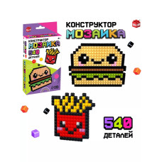 Конструктор мозаика Pixi. Бургеры, 540 деталей