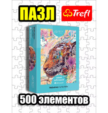 Пазлы для детей 7 8 лет и взрослого 500 элементов Тигр