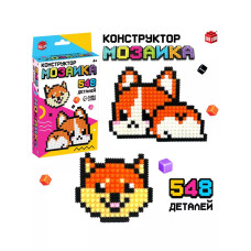 Конструктор мозаика Pixi. Песики, 548 деталей