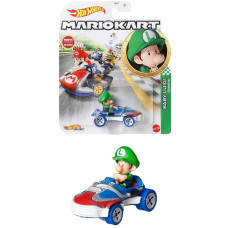 Машинка MarioKart Хот Вилс Baby Luigi GBG25 HDB28