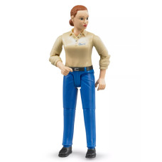 Фигурка женщины голубые джинсы Bruder 60408