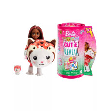 Кукла Барби Cutie Reveal Mini Котик-красная панда HRK28