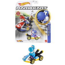 Машинка MarioKart Хот Вилс Blue Yoshi GBG25 GRN23