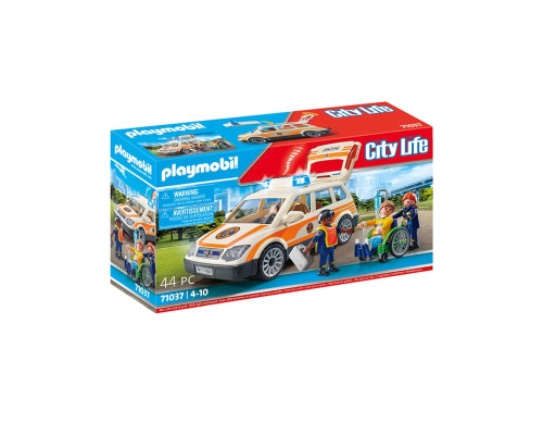 Набор Автомобиль скорой помощи Playmobil 71037 свет звук