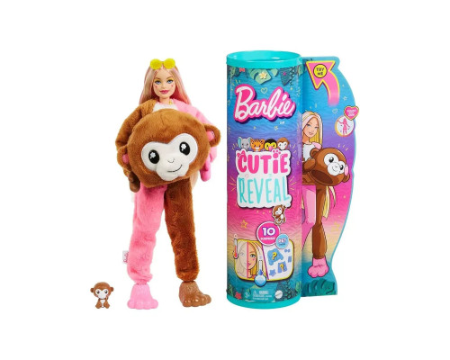 Кукла Барби Кьюти Ривл Cutie Reveal Обезьянка HKR01