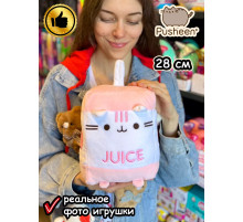 Мягкая игрушка Пушин Кот Кэт плюшевый котик коктейль сок