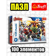 Пазлы для детей 4 5 6 лет 100 элементов Мстители