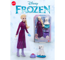 Набор Кукла Дисней Frozen Эльза с медвежонком JFG16