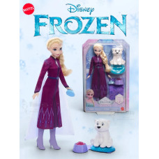 Набор Кукла Дисней Frozen Эльза с медвежонком JFG16