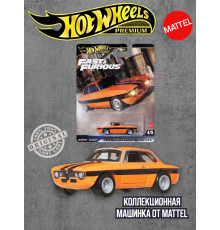 Машинка Хот Вилс Премиум Alfa Romeo Giulia HNW46 JBM04