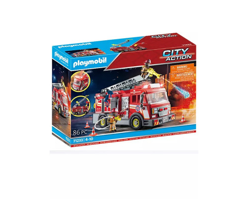 Набор Пожарная машина Playmobil 71233 свет, звук
