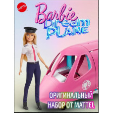 Игровой набор Самолёт мечты с куклой Барби GJB33