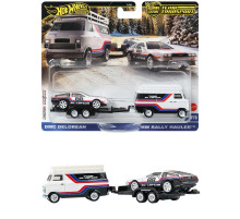Набор Хот Вилс Premium DMC Delorean и HW Rally FLF56 JBM35
