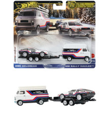 Набор Хот Вилс Premium DMC Delorean и HW Rally FLF56 JBM35
