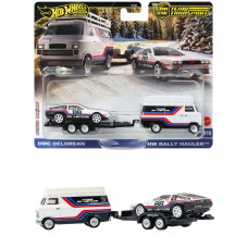 Набор Хот Вилс Premium DMC Delorean и HW Rally FLF56 JBM35