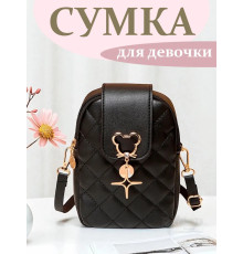 Сумка для девочки подростка на плечо кросс боди