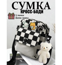 Сумка для девочки подростка через плечо сумочка кросс боди