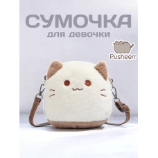 Сумка мягкая игрушка Pusheen Cat сумочка Кот Пушин