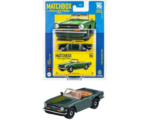 Машинка Хот Вилс Matchbox 1969 Triumph TR6 GBJ48 HLJ63