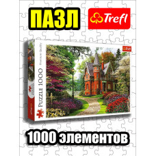 Пазлы для детей и взрослого 1000 элементов Викторианский дом