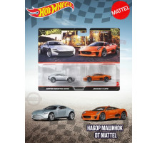 Набор Хот Вилс Premium Aston Martin и Jaguar HBL96 JBL04