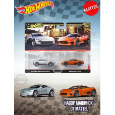 Набор Хот Вилс Premium Aston Martin и Jaguar HBL96 JBL04