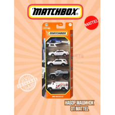 Набор машинок Matchbox 5 шт MBX Rescue 3 C1817