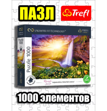 Пазлы для детей и взрослого 1000 элементов Водопад