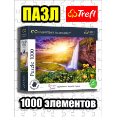 Пазлы для детей и взрослого 1000 элементов Водопад
