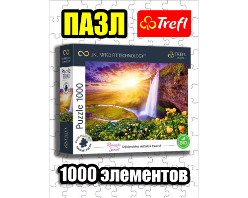 Пазлы для детей и взрослого 1000 элементов Водопад