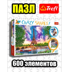 Пазлы для детей 7 8 лет взрослого 600 элементов Париж