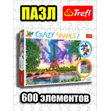 Пазлы для детей 7 8 лет взрослого 600 элементов Париж