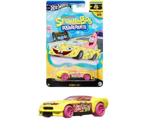 Машинка Хот Вилс Spongebob Pony-Up GDG83 HRV53