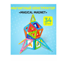 Магнитный конструктор Magical Magnet, 34 детали