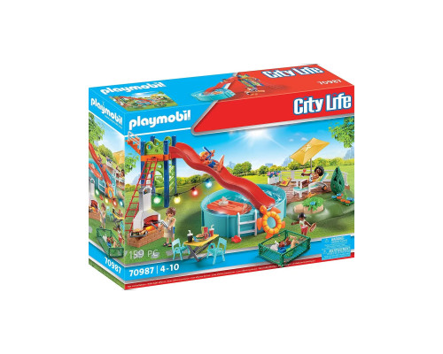 Вечеринка у бассейна Modern House Pool Party Playmobil 70987
