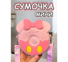 Сумка кошелек на через плечо сумочка маленькая силиконовая