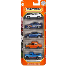 Набор из 5 машинок Хот Вилс Matchbox MBX Japan Tourers