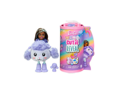 Кукла Барби Кьюти Ривл Cutie Reveal mini Пудель HKR20 челси