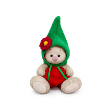 Мягкая игрушка Зайка Ми в зелёном колпачке 15 см SidX-555