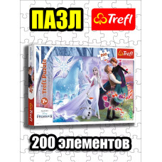 Пазлы для детей 5 6 7 лет 200 элементов Холодное сердце