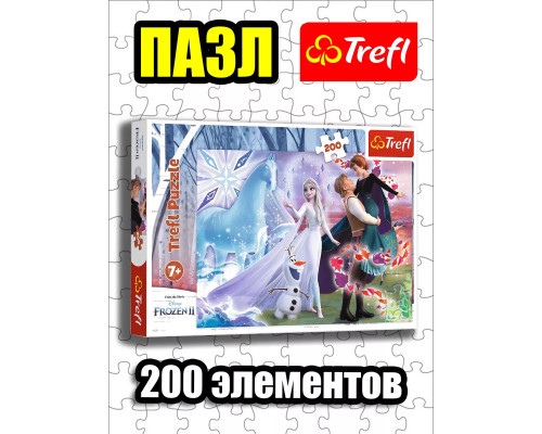 Пазлы для детей 5 6 7 лет 200 элементов Холодное сердце
