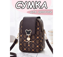 Сумка для девочки подростка на плечо кросс боди