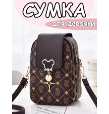 Сумка для девочки подростка на плечо кросс боди