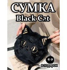 Сумка для девочки подростка через плечо сумочка игрушка кот