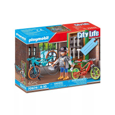 Набор Велосипедная мастерская Playmobil 70674