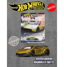 Машинка Хот Вилс Премиум Lamborghini Gallardo HNW46 JBM01